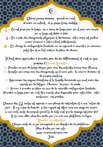 Descriptif de la carte de l'oracle